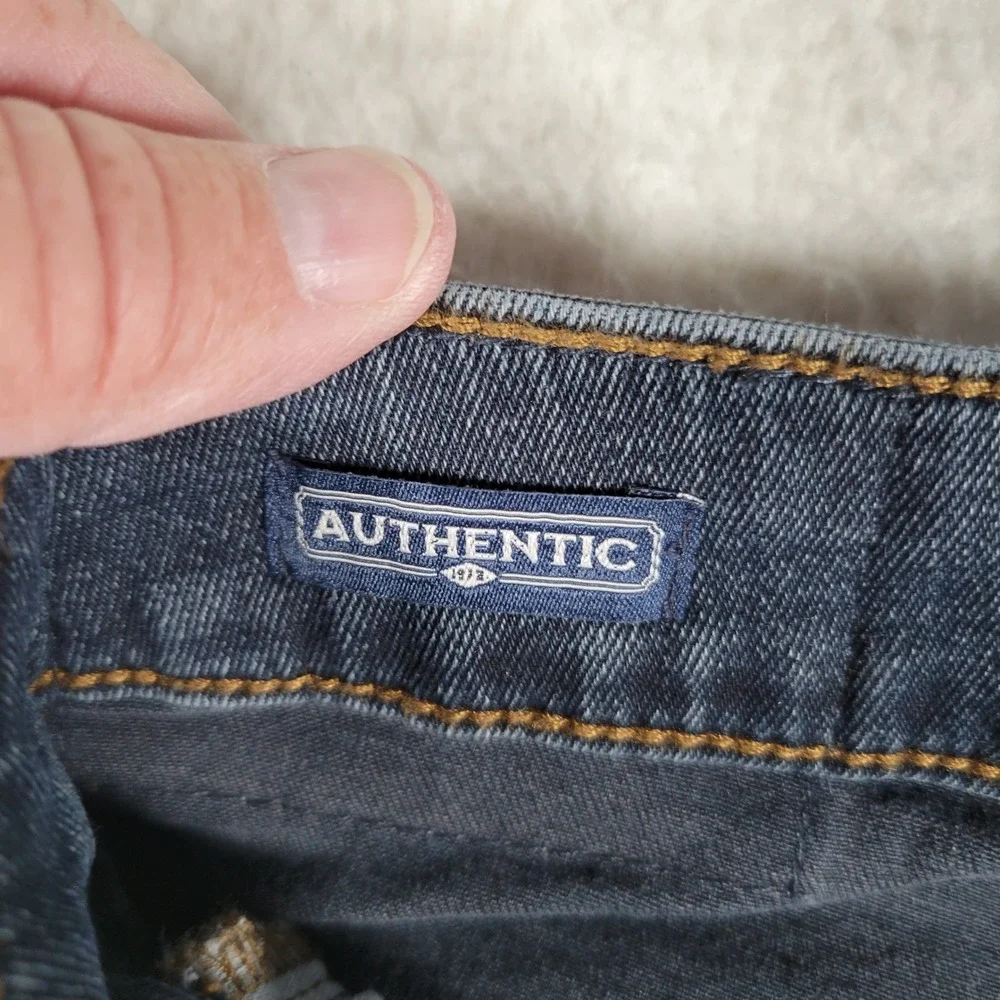 Buffalo David Bitton Jeans Mens 38x32 Blue King Slim Bootcut Dark Wash Stretch